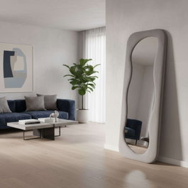 Hanah Home Espejo Cheval Color Moca